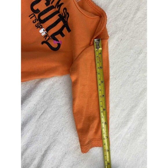 Carter's Halloween “I'm so Cute it's Spooky” Onesy 6 Months Infant Spooky Season - Picture 6 of 8